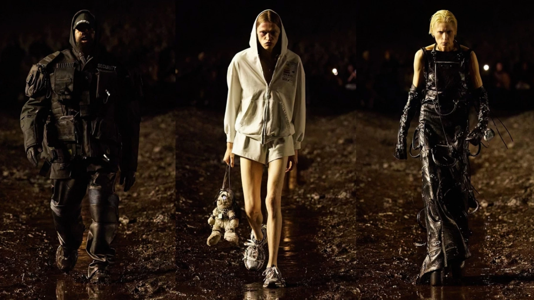 Balenciaga's Paris Fashion Week Mud Pit Show Stuns The Internet - Humor ...